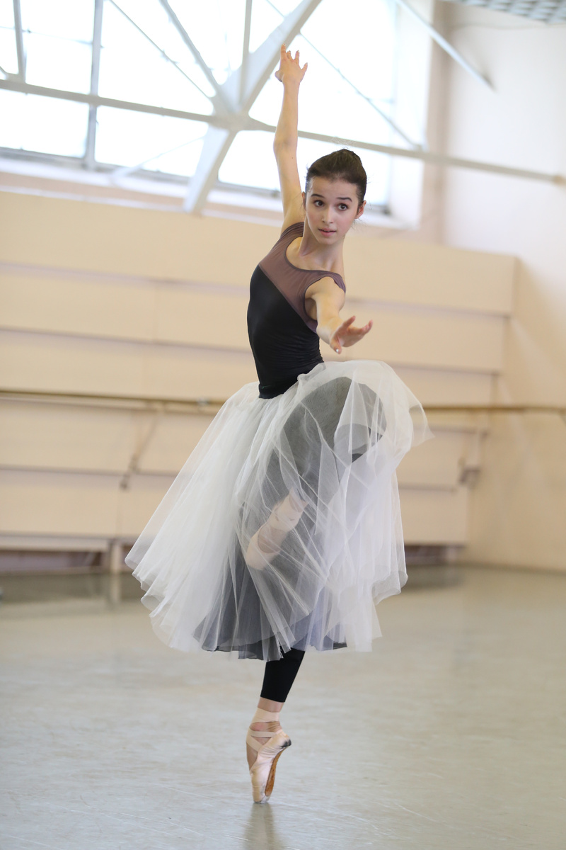 Баланчин, «Серенада», Мария Хорева, репетиция, фото С.Аввакум