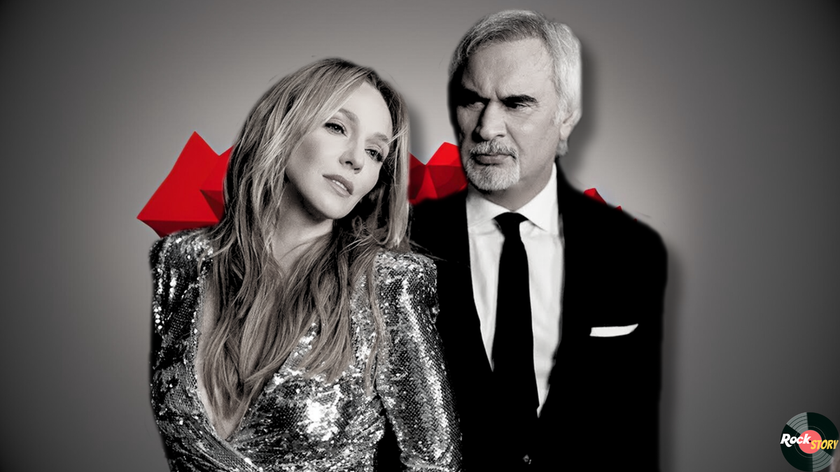 На фотографии: Альбина Джанабаева и Валерий Меладзе