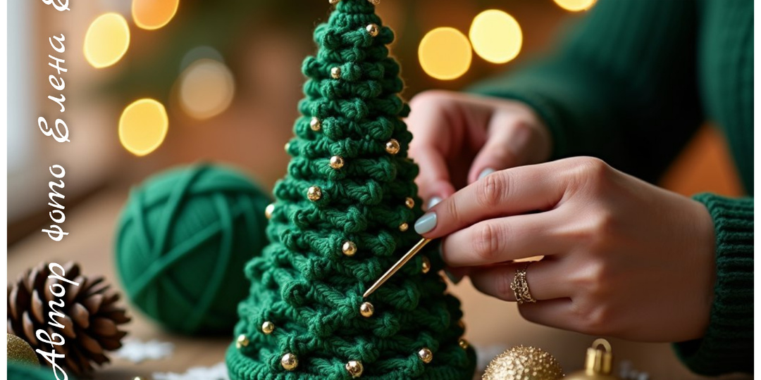 🎄Сделайте стильные новогодние ёлочки всего за один вечер и удивите гостей! (схемы вязания, мастер-класс и идеи с фото)