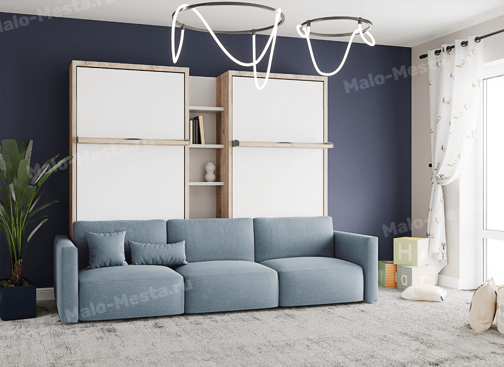 Больше места, чтобы сын свободно спал и можно было разместить дочь после учебы