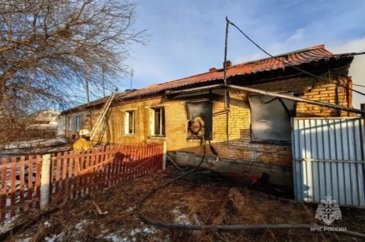    В Сосновском районе мужчина получил ожоги при пожаре