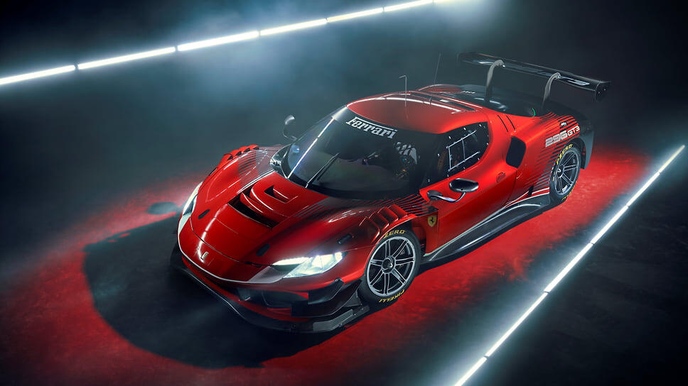 взято с офф. сайта www.ferrari.com. Ferrari 296 gt3