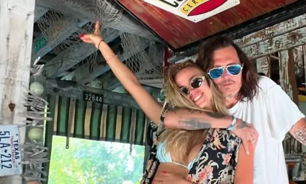    Джонни Депп и Юлия, фото: соцсети