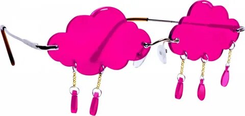 прикольные розовые очки - фото с маркета