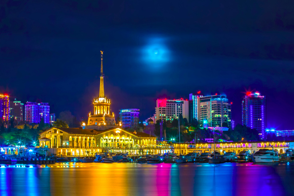 Морпорт Сочи панорама