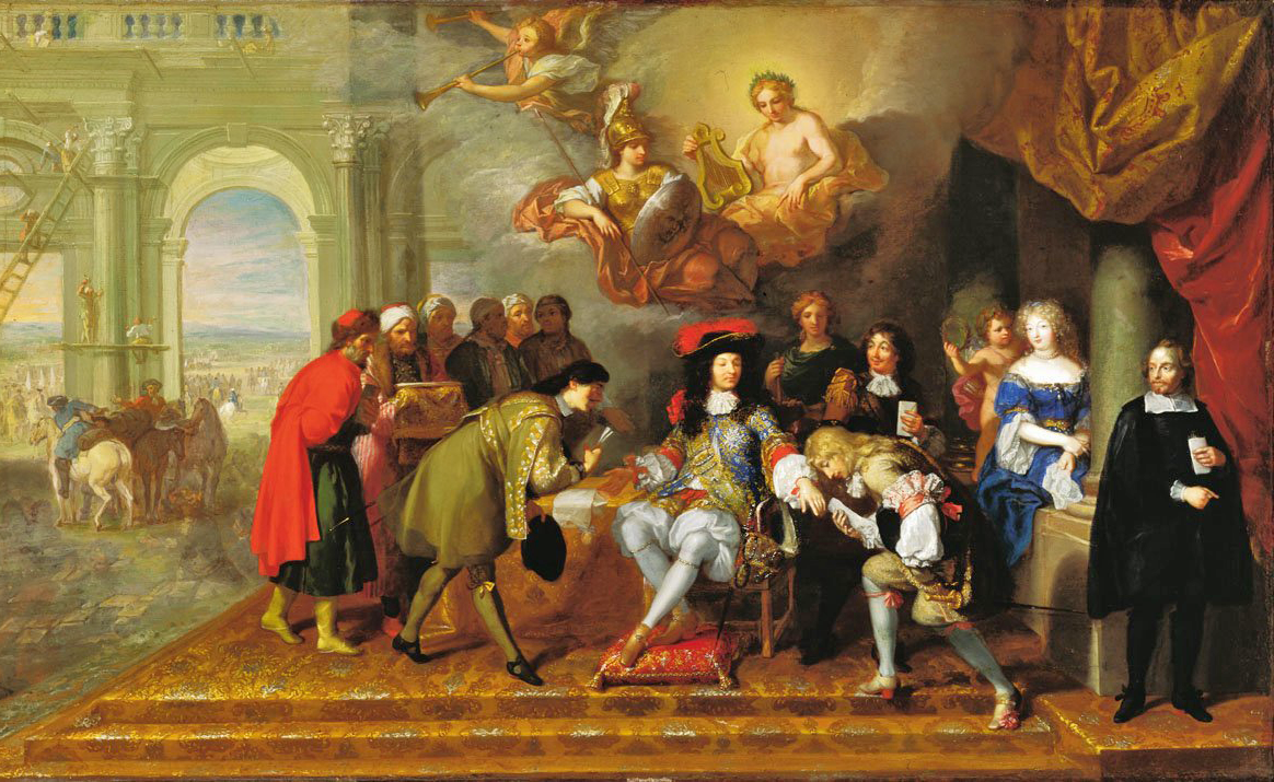 Послы перед Людо­ви­ком XIV, или Людо­вик XIV дает Европе Ахен­ский мир.