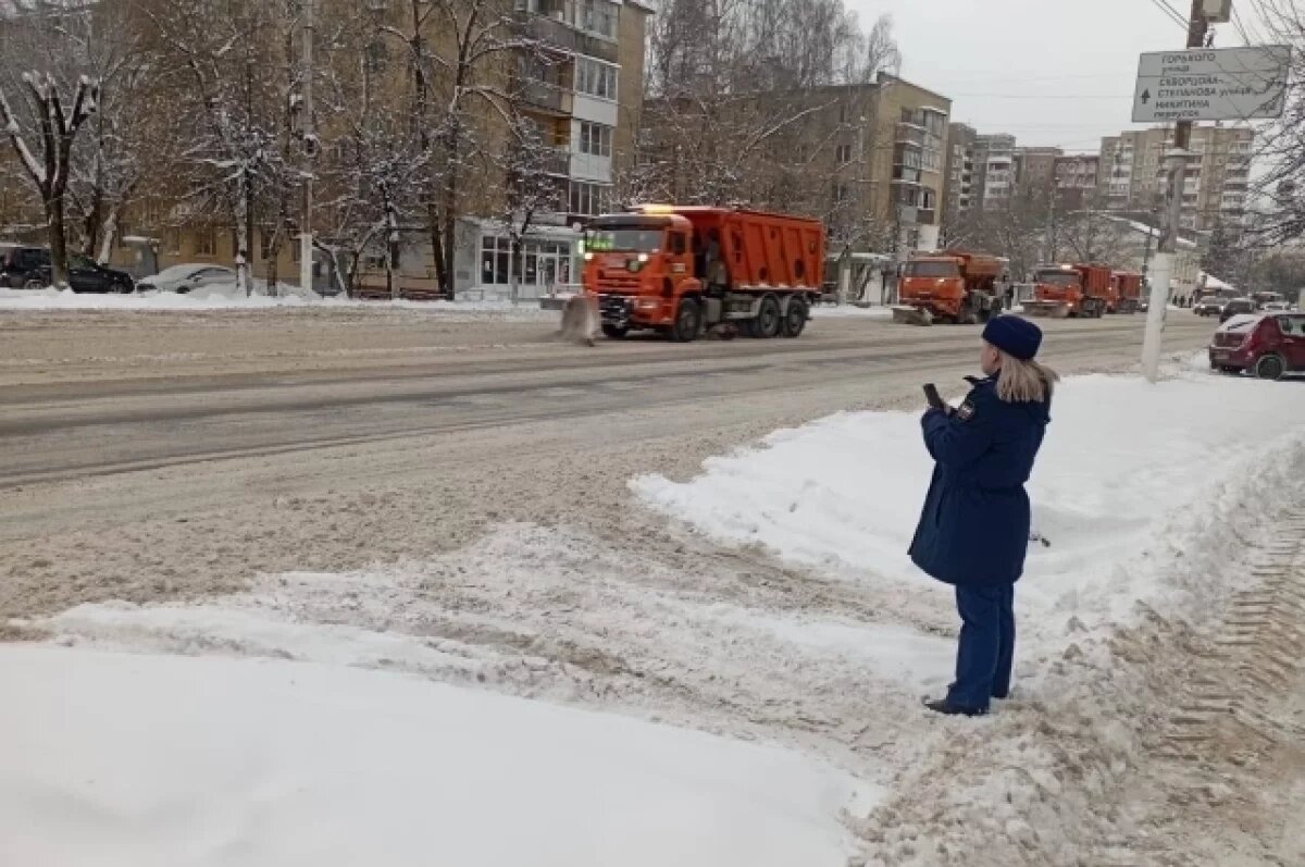    Прокуратура нашла нарушения при уборке дорог от снега в Твери