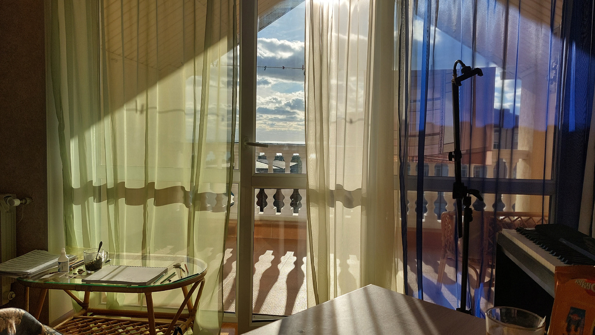 вид с балкона!