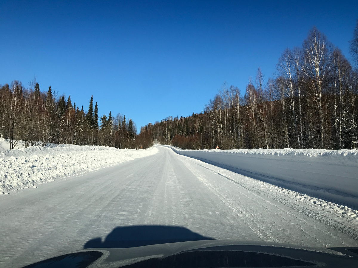 Зимник Алтамаш- Таштагол. Кемеровская область. Январь 2024.