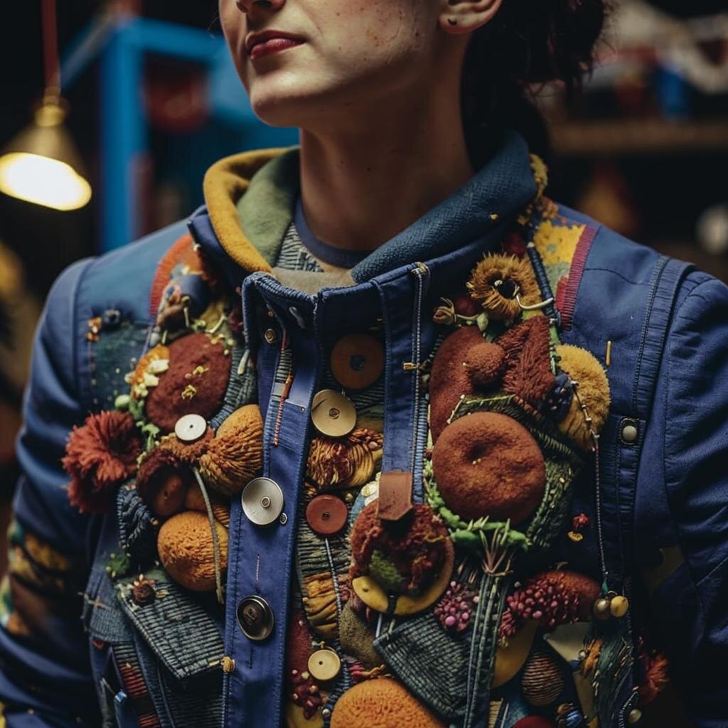 Так видит Kandinsky термин "апсайклинг" в одежде