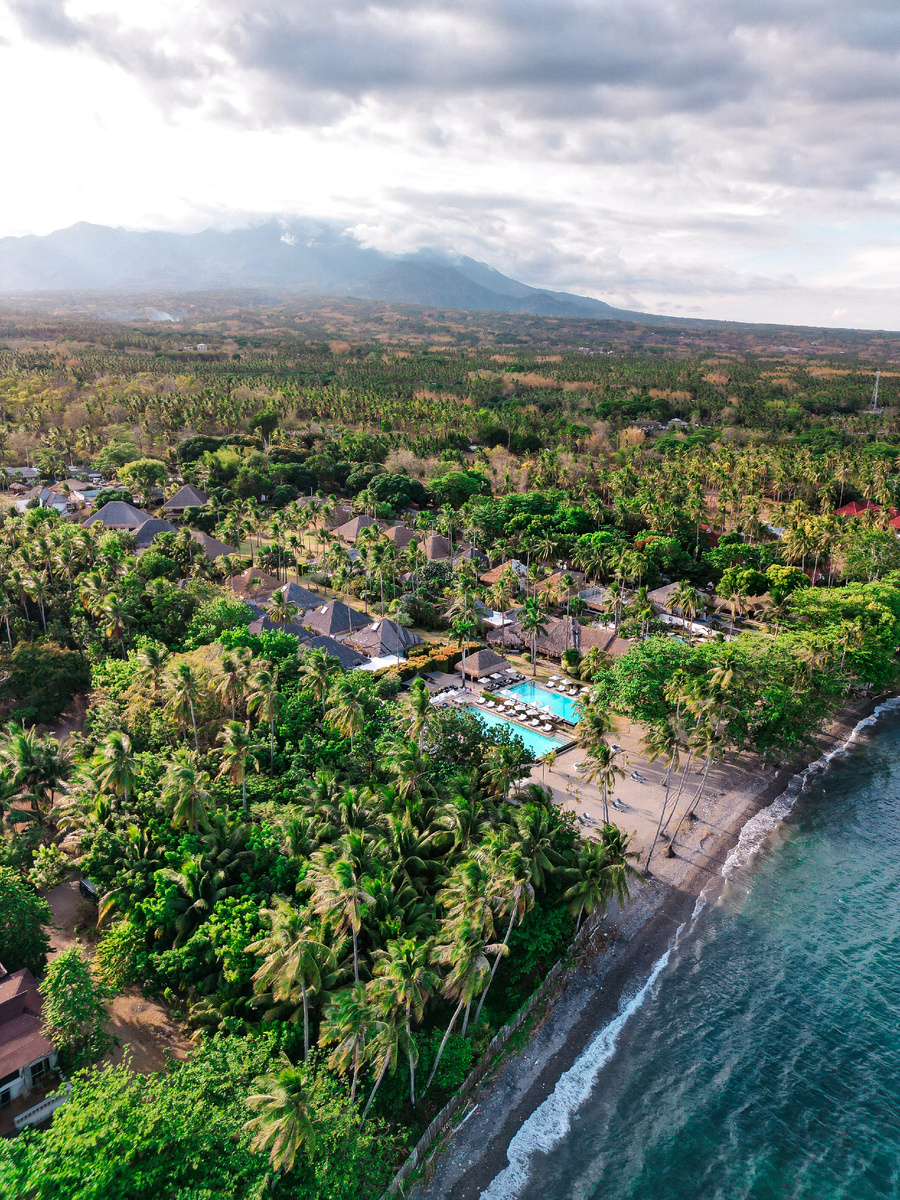 Вид на вулкан