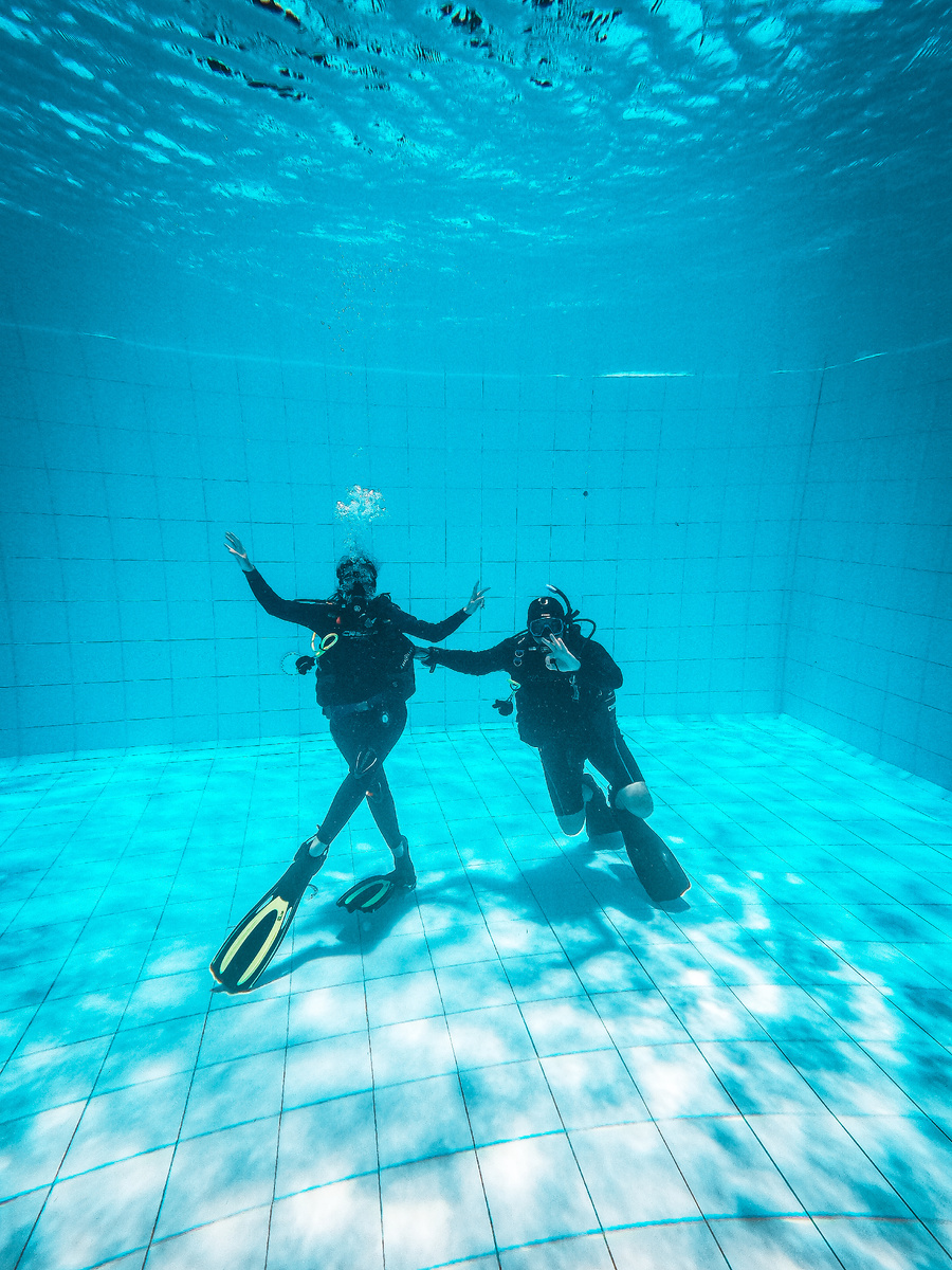 Тренировка в бассейне