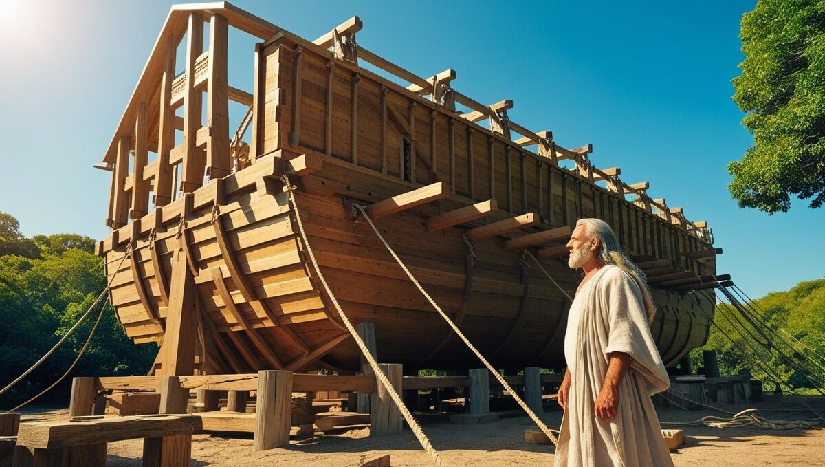 Ной перед ковчегом