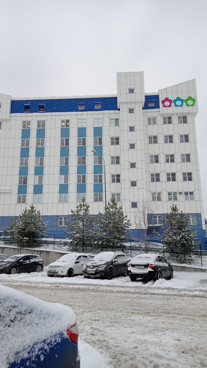 Вот и роддом . А напротив ФЦССХ. 