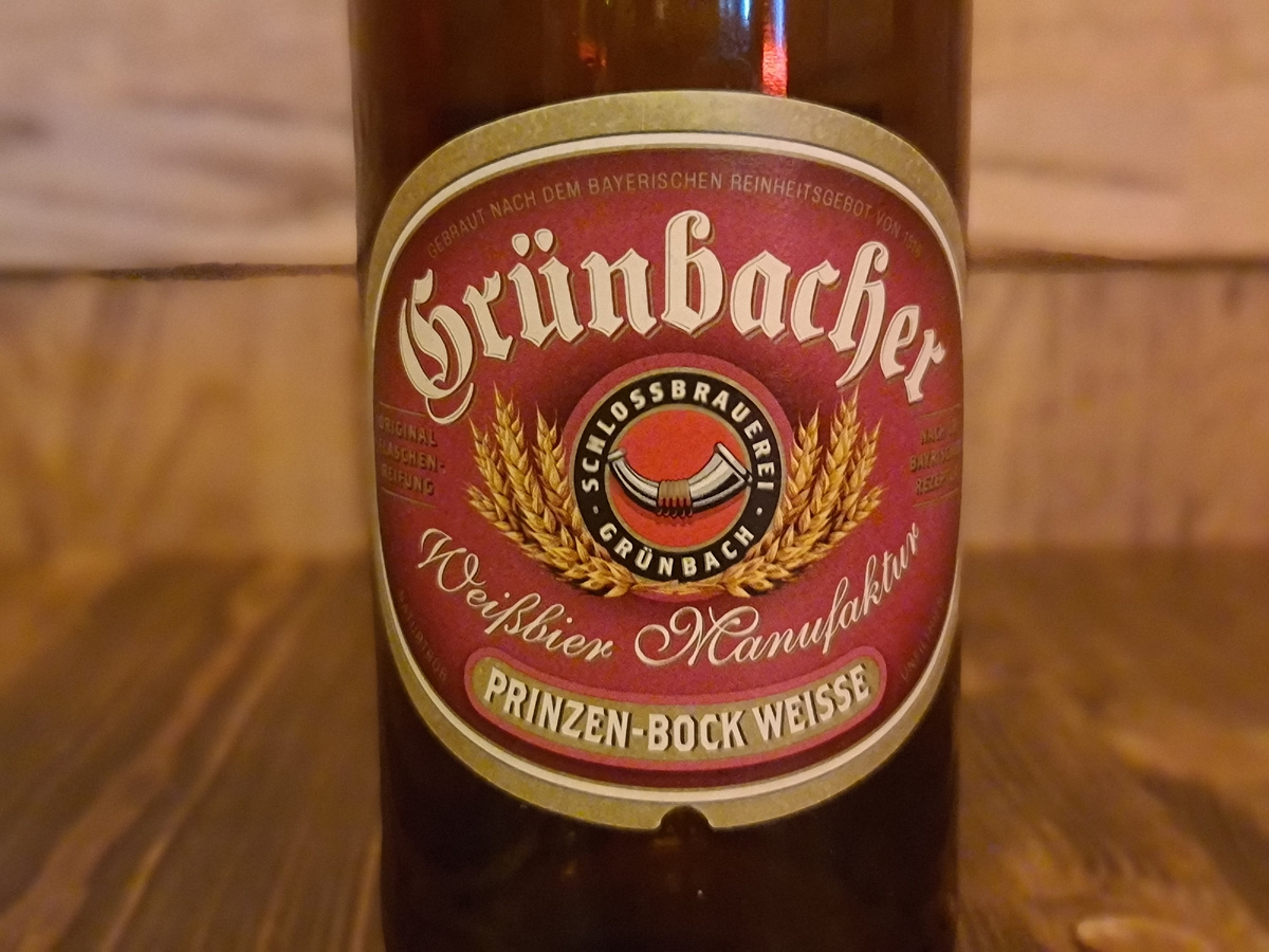 Grunbacher Prinzen-Bock Weisse, фото автора