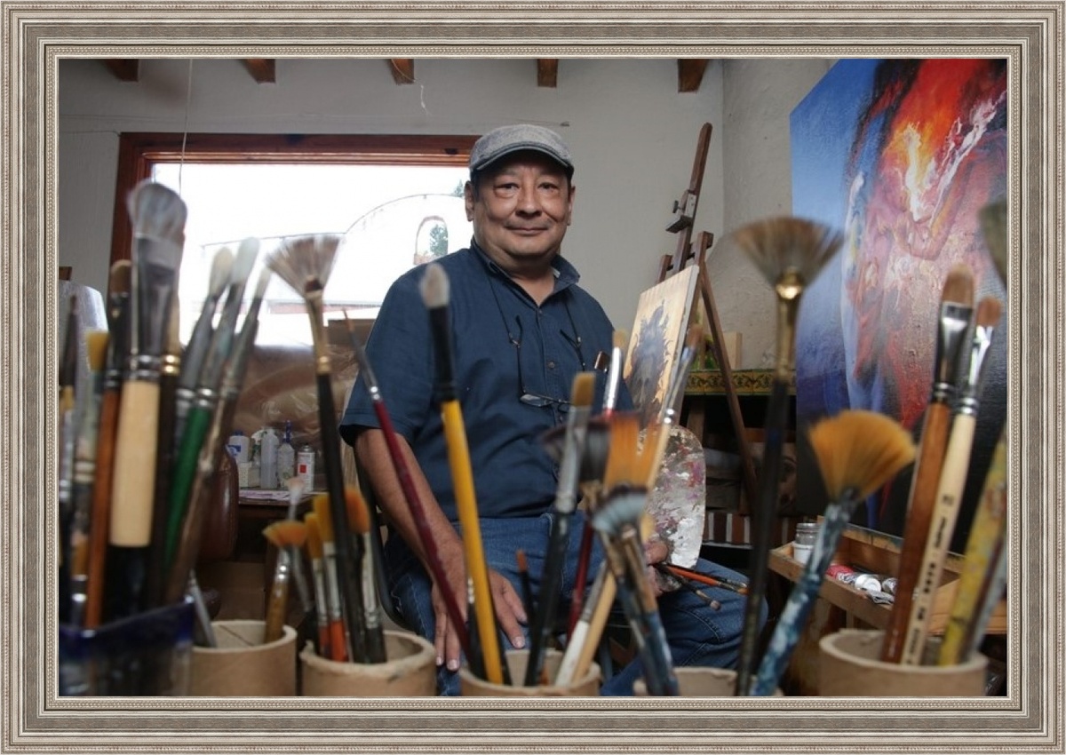 Фидель Гарсия в мастерской