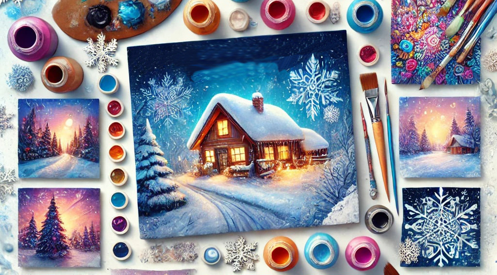 Как нарисовать зиму: 5 видео-уроков, которые помогут создать шедевр