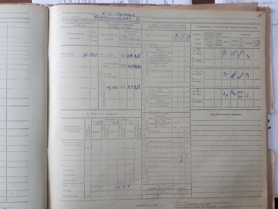 МКУ "Архив мо Киреевский район". Ф. 2.Оп. 2. Ед. хр. №134. Л. 135