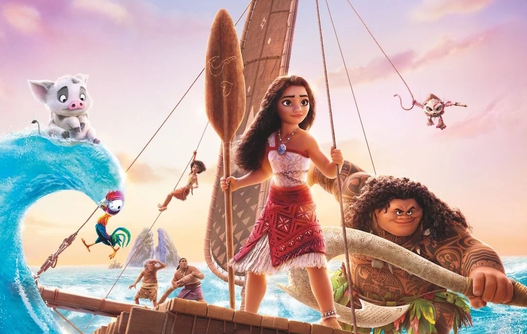 "Обрывок" постера "Моаны 2"