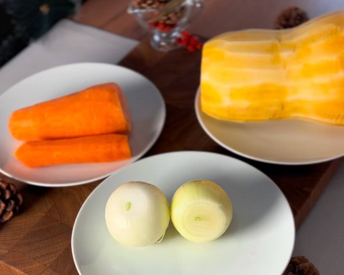 Как видите, для рецепта нужно совсем немного овощей!