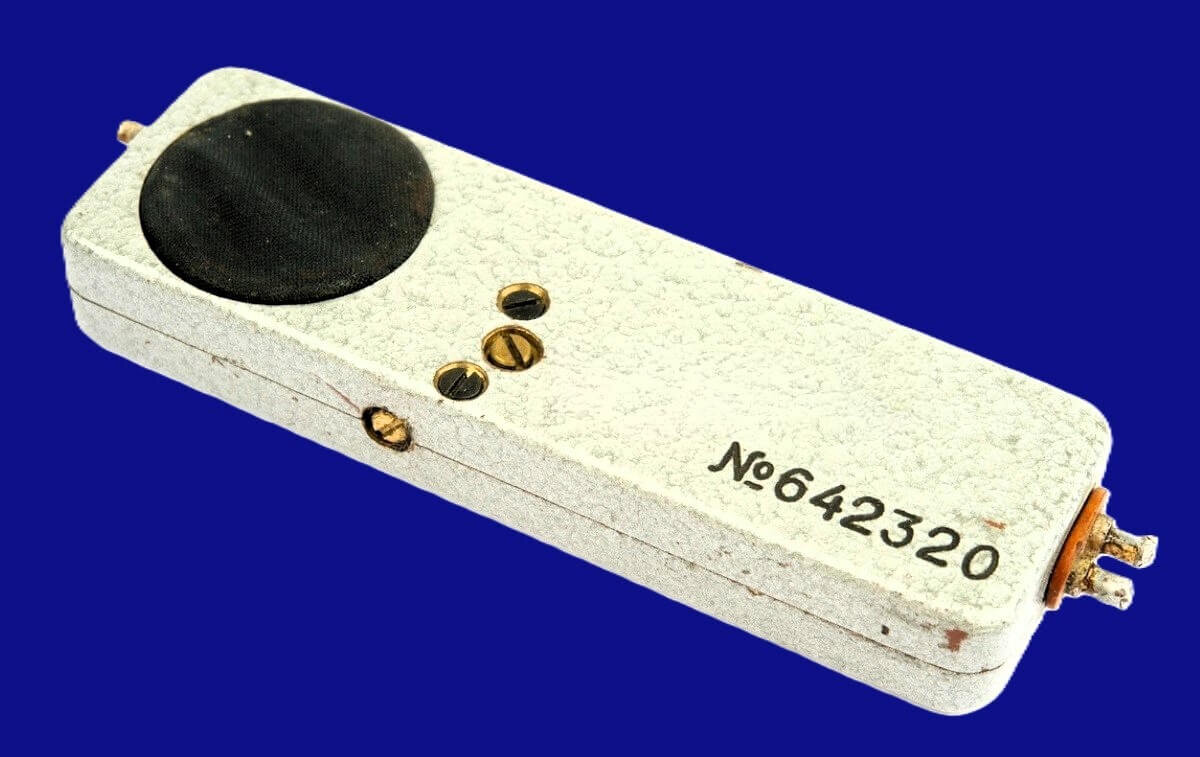 Внешний вид Радиозакладки (жучка) КГБ середины 60-= годов.