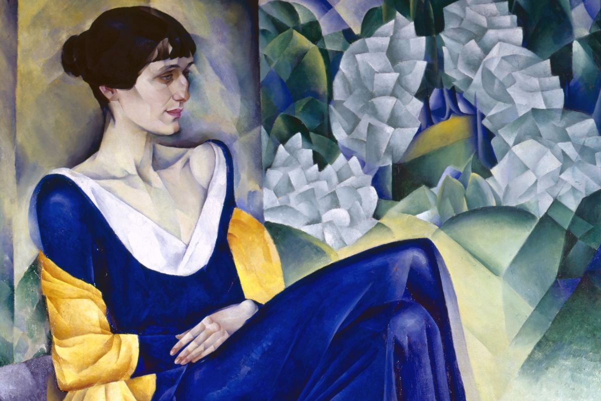    Картина советского художника и графика Натана Исаевича Альтмана "Портрет Анны Ахматовой". 1914. Холст, масло. / Михаил Озерский/РИА Новости