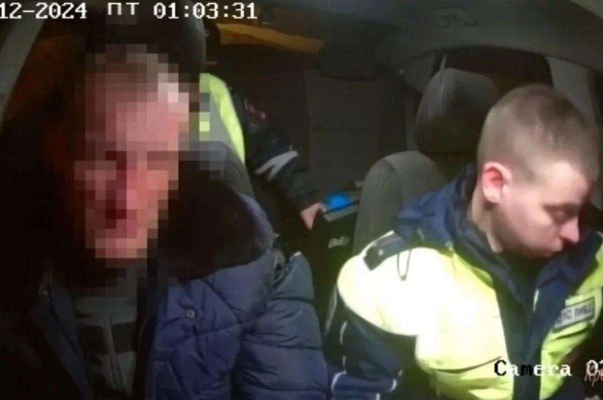    В Железногорске бесправный водитель устроил погоню с полицией со стрельбой