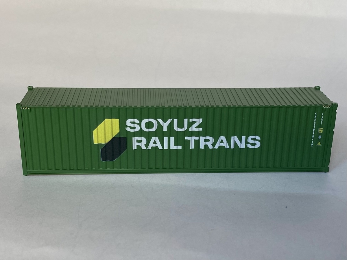 Модель контейнера SOYUZ RAIL TRANS в масштабе 1:87