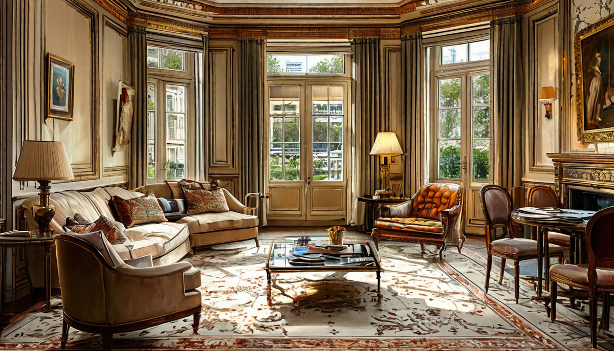 произведения искусства и интерьер