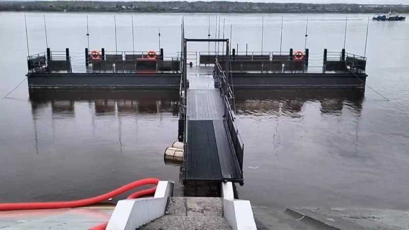 Причал 86/ПО для речного вокзала Пермь-1 / Фото: ООО "Пермская судоверфь"  📷
