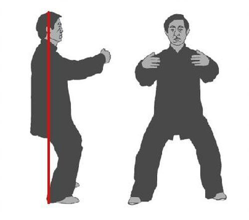 классическая поза Чжаньчжуан