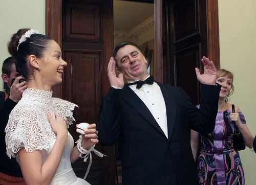 Сергей Тарасов и балерина Анастасия Колегова