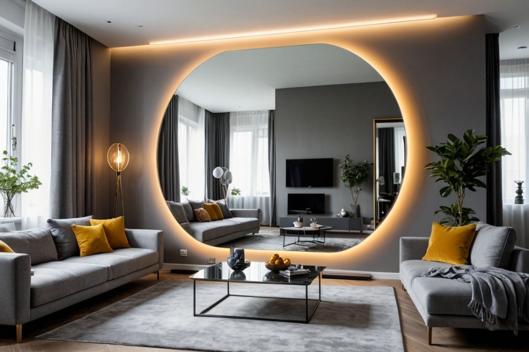 Зеркала –  не  только  функциональный  элемент,  но  и  мощный  инструмент  для  визуального  расширения  пространства