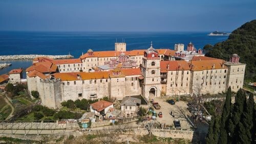 Афонский монастырь Эсфигмен