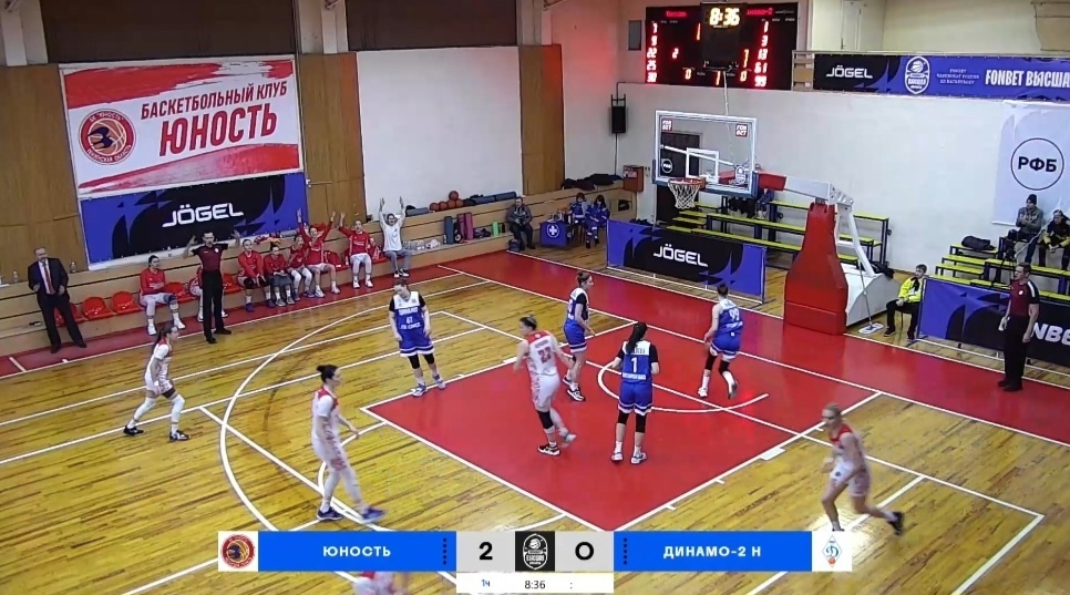 Дарья Андрюшкина открывает счёт в матче 