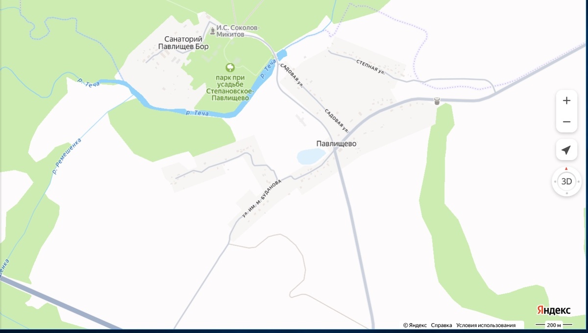 Взято с Яндекс карт