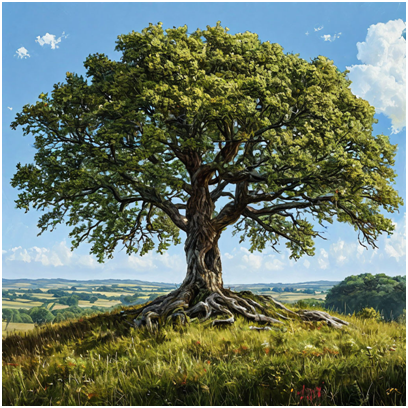 Сгенерировано ИИ- Родовое древо .