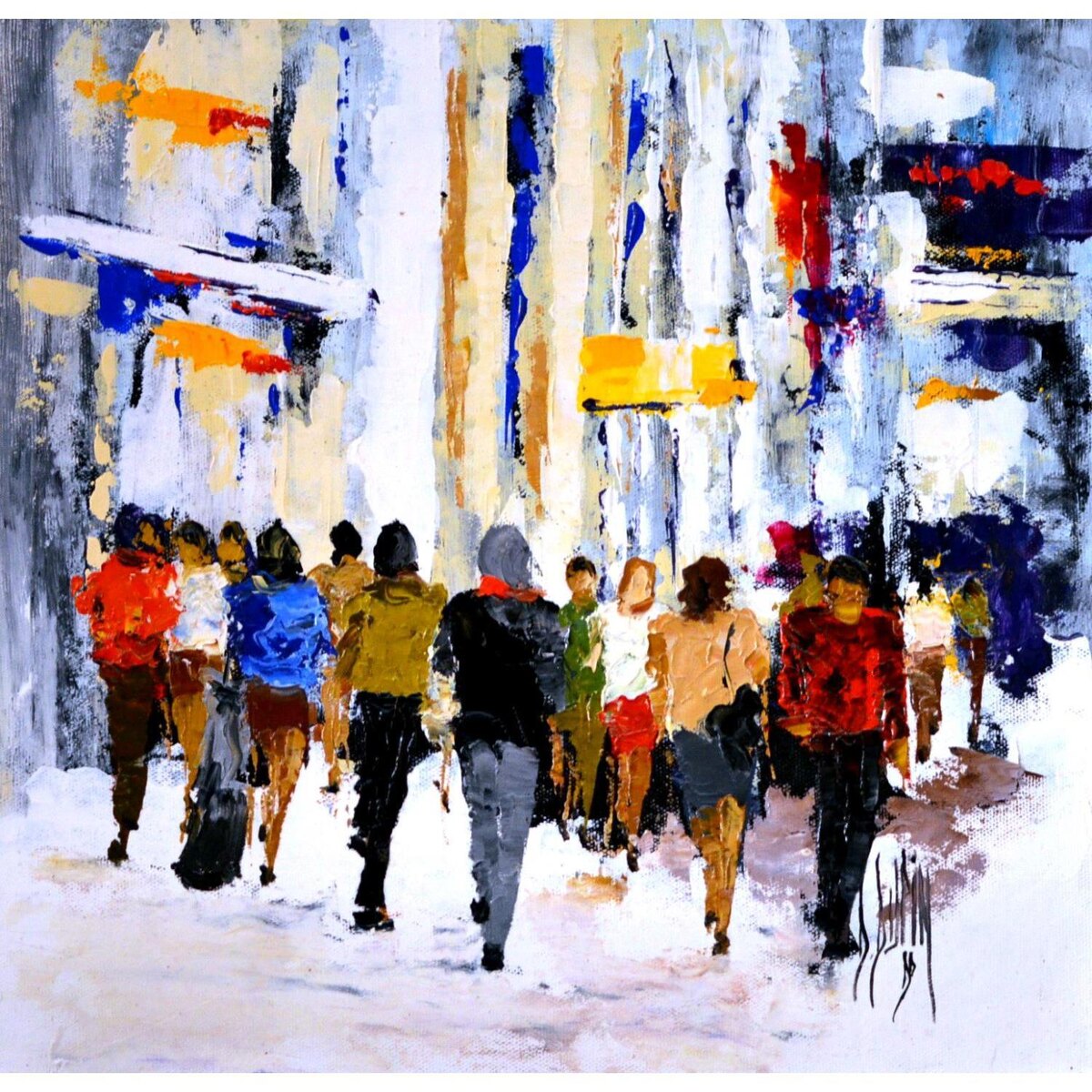 "Спящие" люди  /    иллюстрация -  Dupin Dominique, 36х36