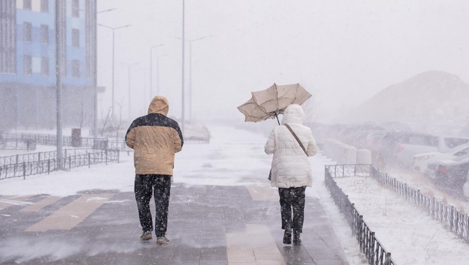    Метель в Петербурге. Иллюстрация. Автор фото: Ермохин Сергей