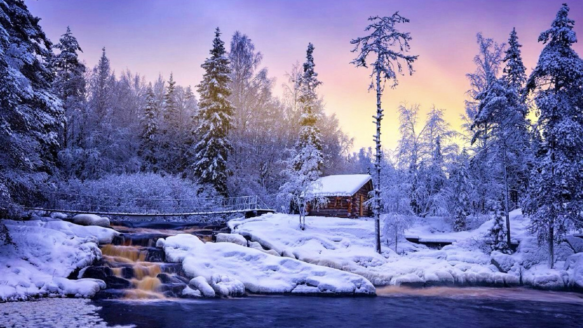 Зима в Карелии