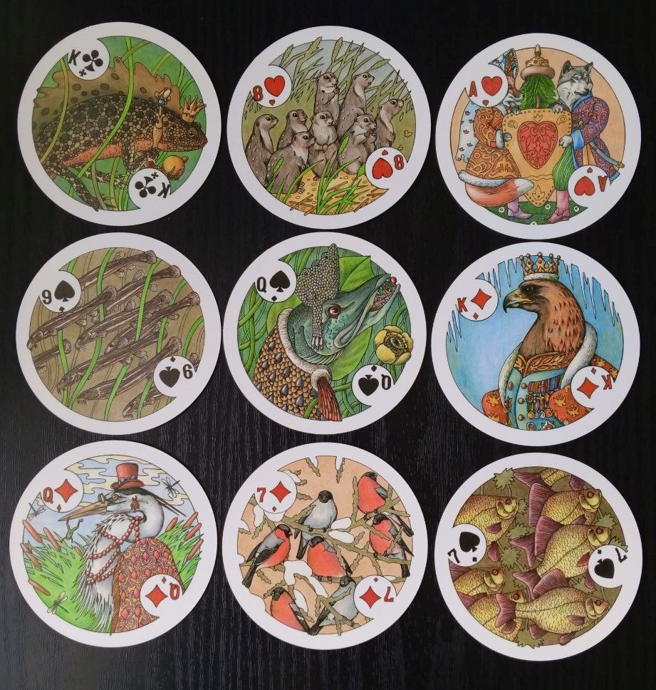 Ответ смотрим на колоде от худ. А. Ерашова