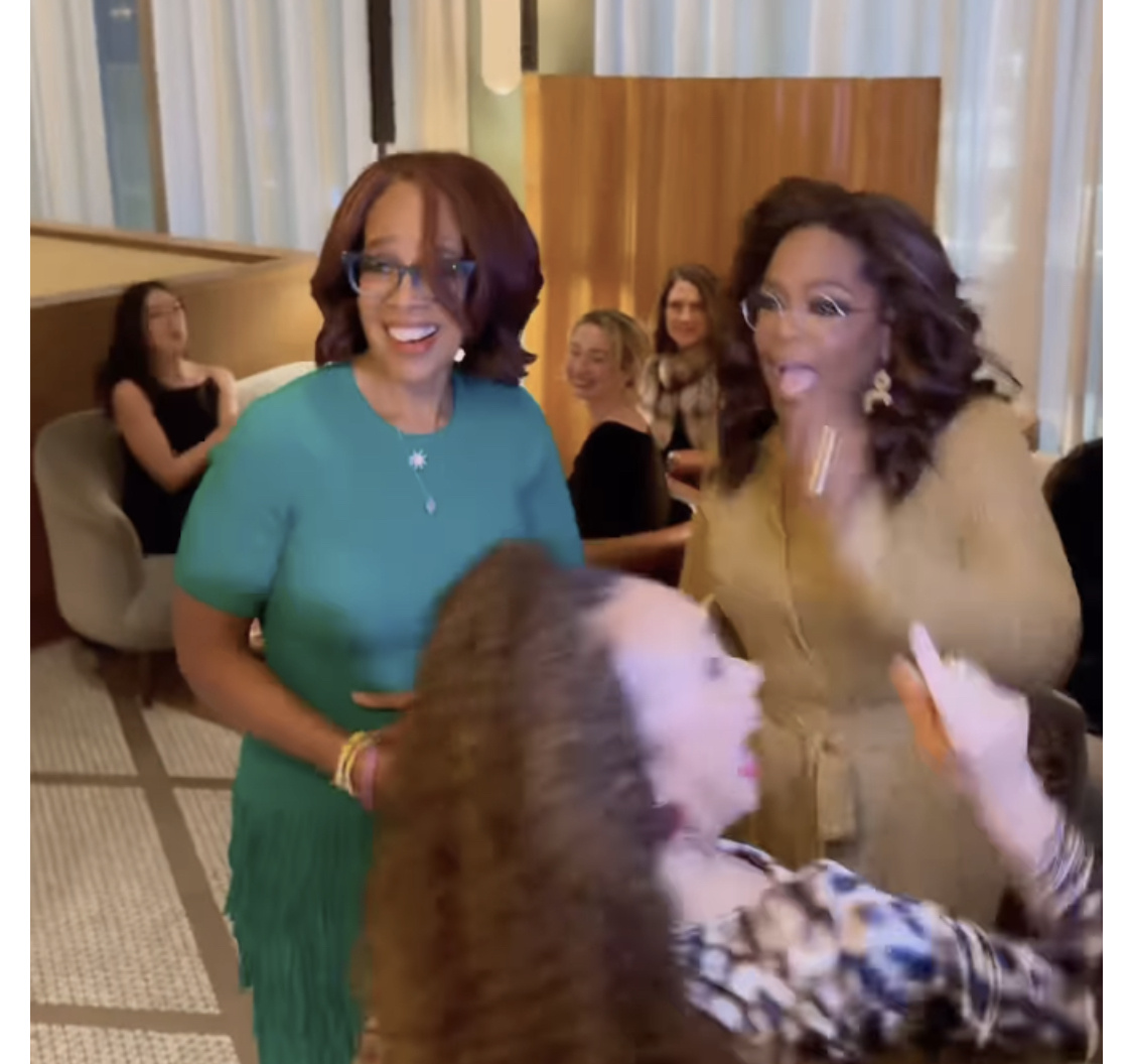 на праздник, устроенный Опрой, Меган не позвали