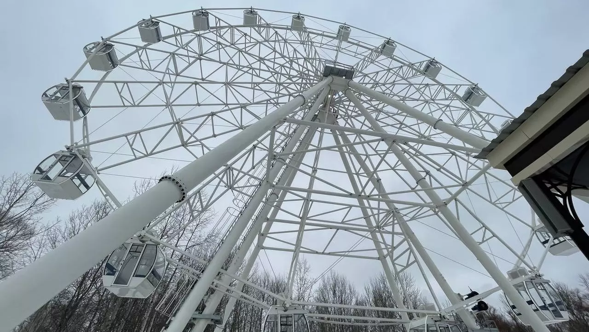 Фото: Telegram-канал «Белгородка». Колесо обозрения в Белгороде