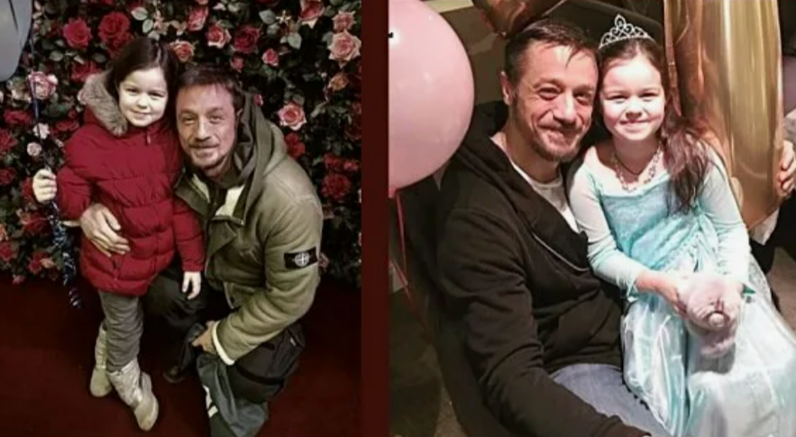 Алексей Макров с дочкой