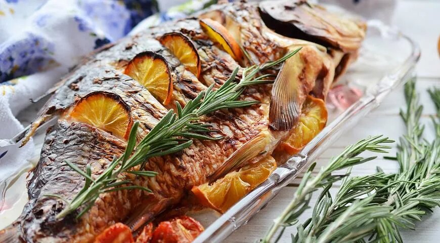   Запеченный карп по-польски (Фото пользователя, автора рецепта)