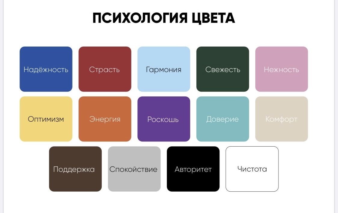 психология цвета