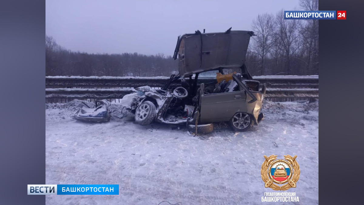    Уснул за рулем: водитель легковушки попал в больницу после ДТП с большегрузом в Башкирии