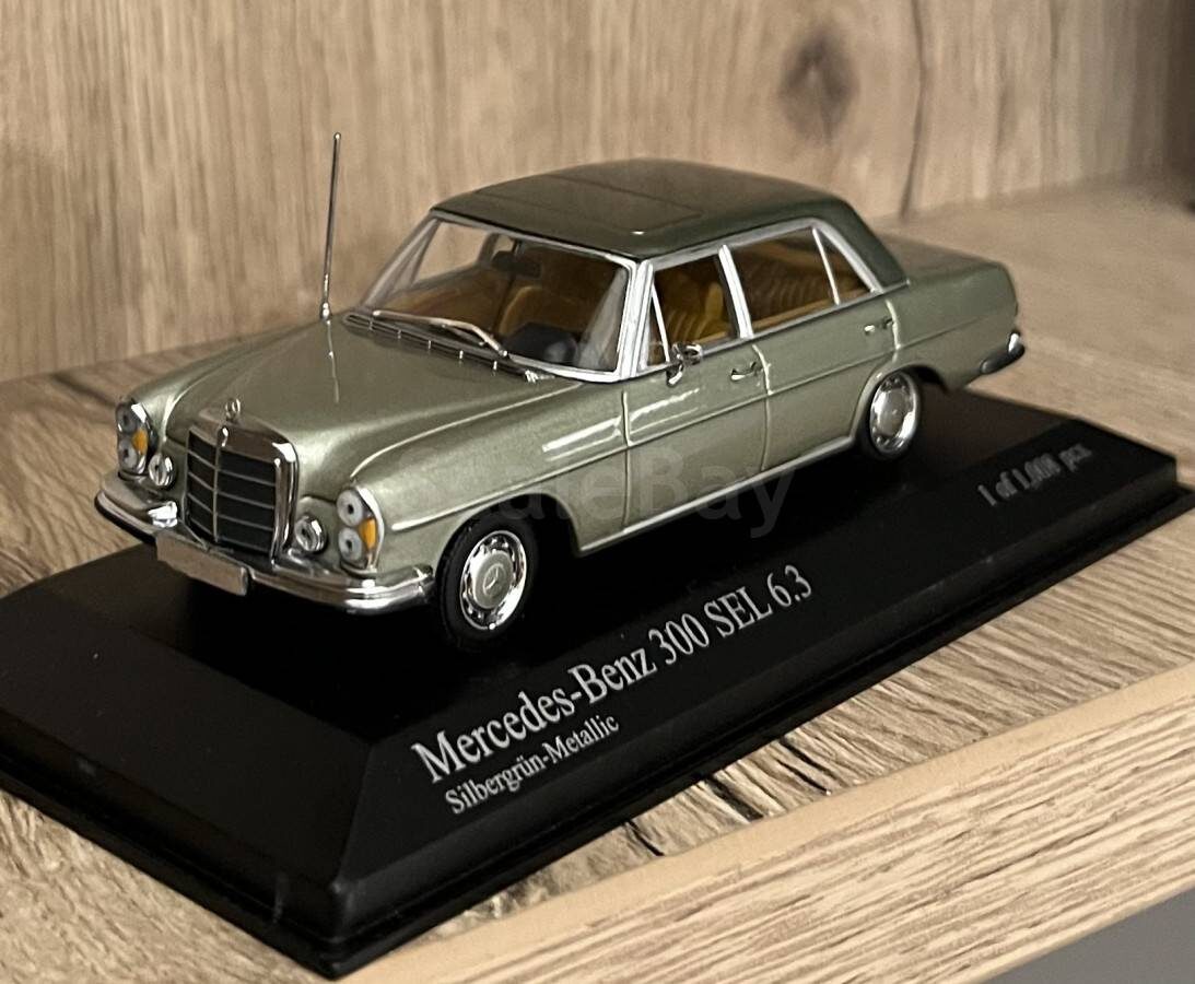 Mercedes Benz W108 280SE, производитель: Minichamps. Фото из открытых источников.