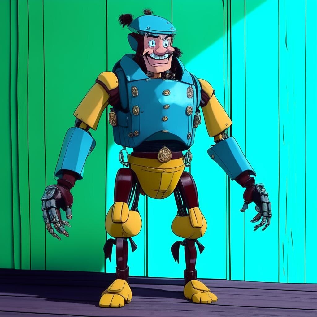 Герой советского мультфильма с апгрейдом