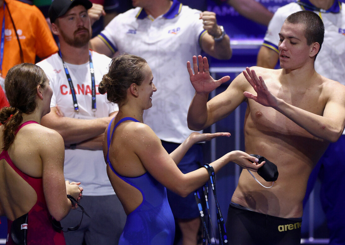 18-летний Мирон Лифинцев стал супергероем Будапешта-2024 - под стать всей команде российских пловцов. Фото: соцсети